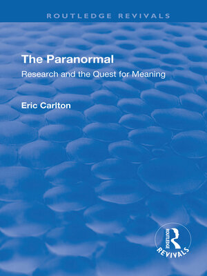 cover image of The Paranormal